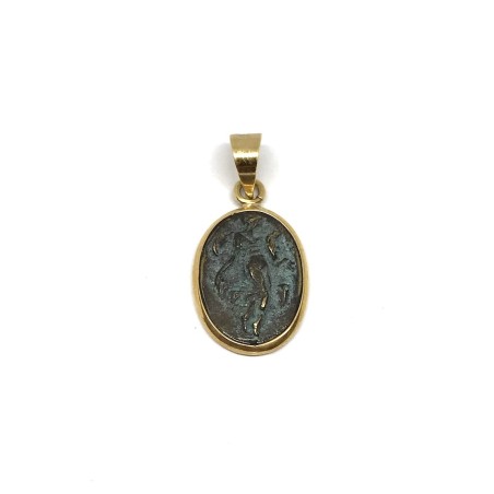 Fabula etrusca 18 kt gold pendant