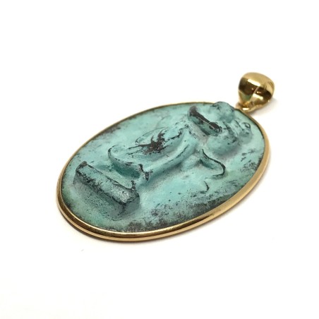 Fabula etrusca 18 kt gold pendant