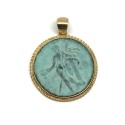 Fabula etrusca 18 kt gold pendant