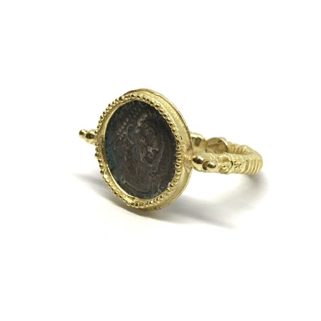 Fabula etrusca 18 kt gold ring