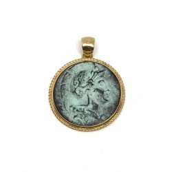 Fabula etrusca 18 kt gold pendant