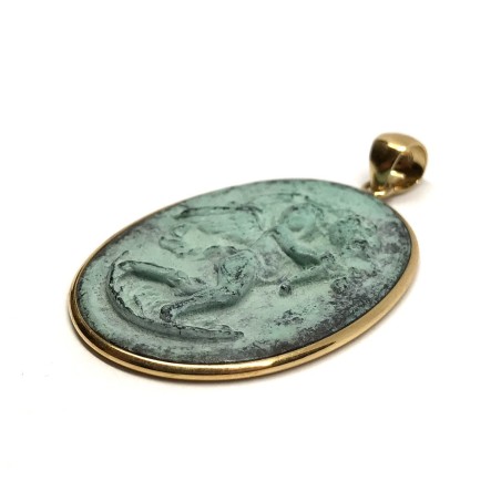 Fabula etrusca pendente oro 18 kt