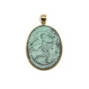 Fabula etrusca 18 kt gold pendant