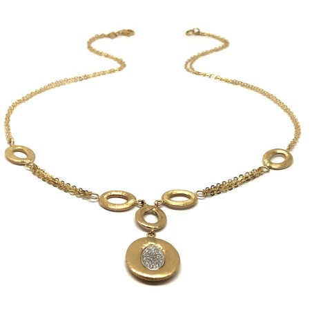 18kt yellow gold Bolzon woman necklace