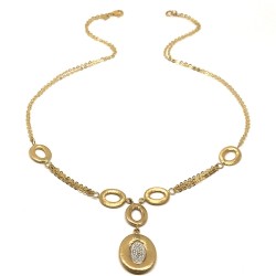 18kt yellow gold Bolzon woman necklace