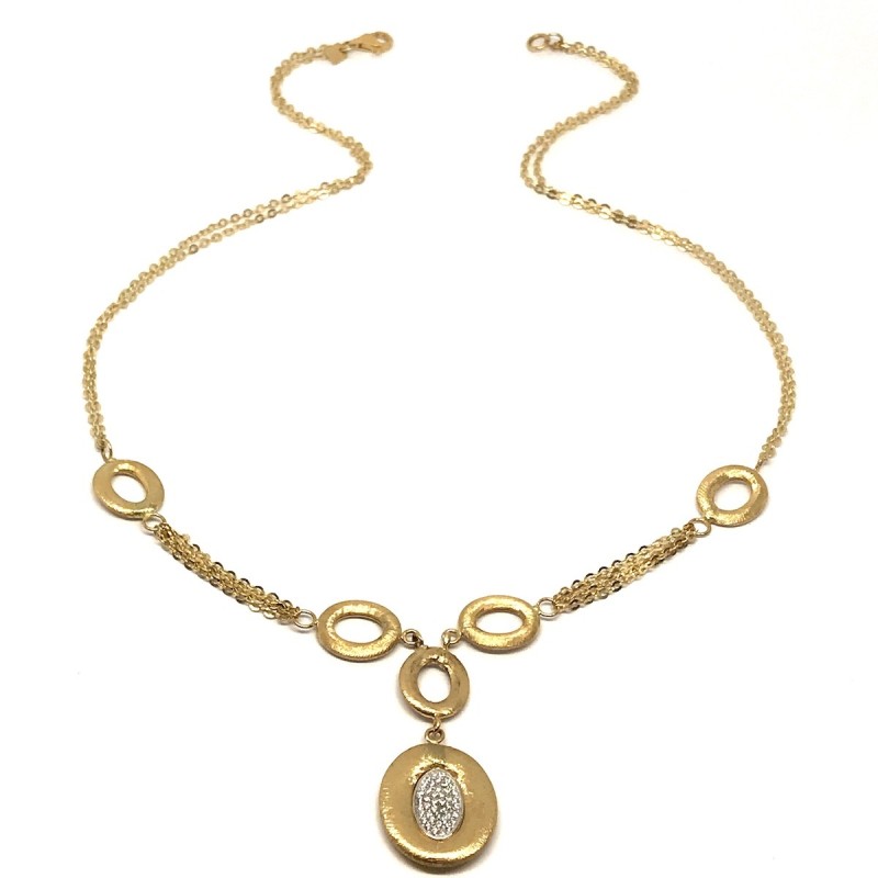 Bolzon collana donna oro giallo 18kt