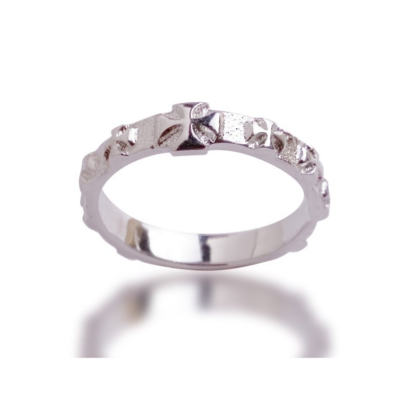 Anello rosario in argento 925
