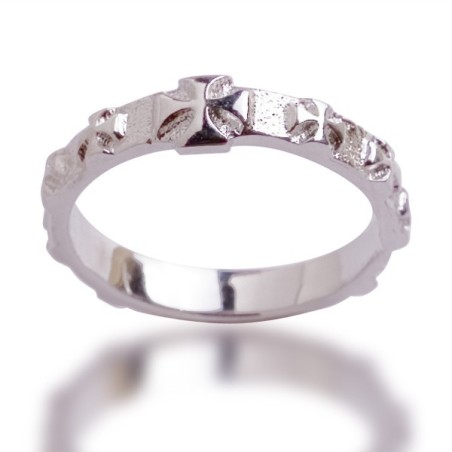 Anello rosario in argento 925