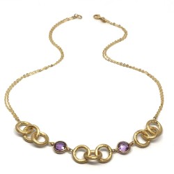 18kt yellow gold Bolzon woman necklace