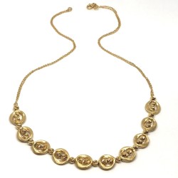 Bolzon collana donna oro giallo 18kt