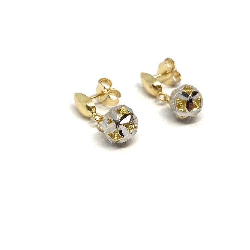 Orecchini pvz oro 18 kt