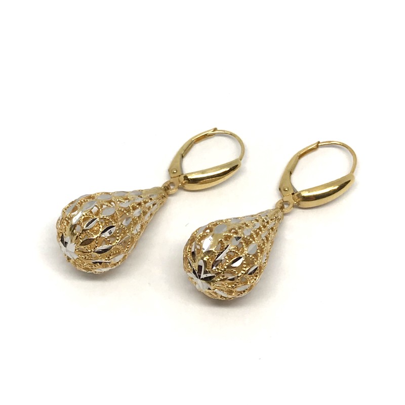 18 kt gold pvz earrings