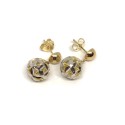 18 kt gold pvz earrings