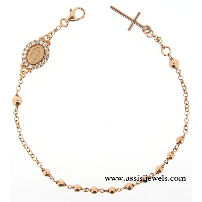 Bracciale rosario argento 925