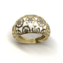 18 kt gold pvz ring