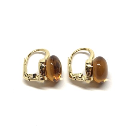 18 kt gold earrings
