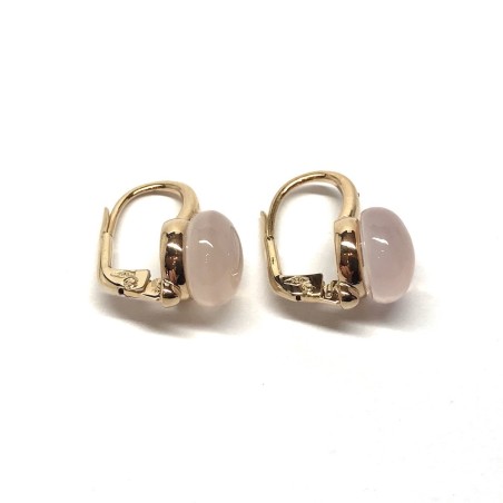 18 kt gold earrings