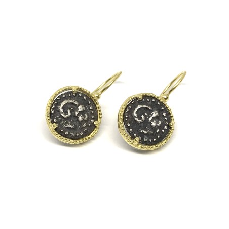 Fabula etrusca 18 kt gold earrings