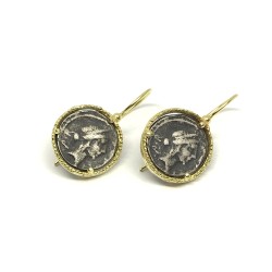 Fabula etrusca 18 kt gold earrings