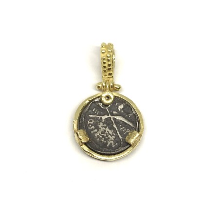 Fabula etrusca 18 kt gold pendant