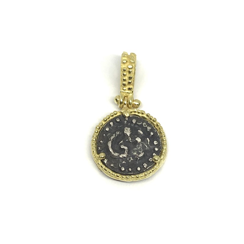 Fabula etrusca 18 kt gold pendant