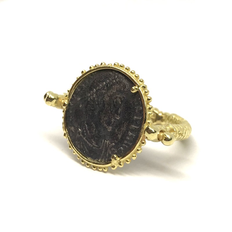 Fabula etrusca 18 kt gold ring