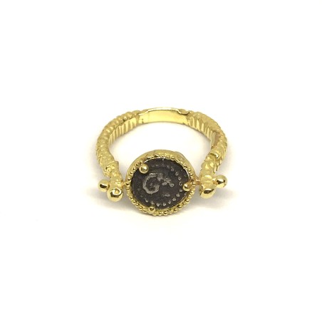 Fabula etrusca anello oro 18 kt