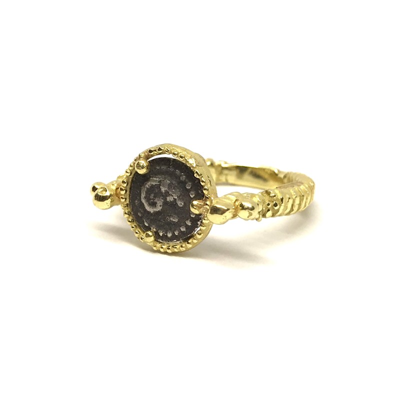 Fabula etrusca 18 kt gold ring