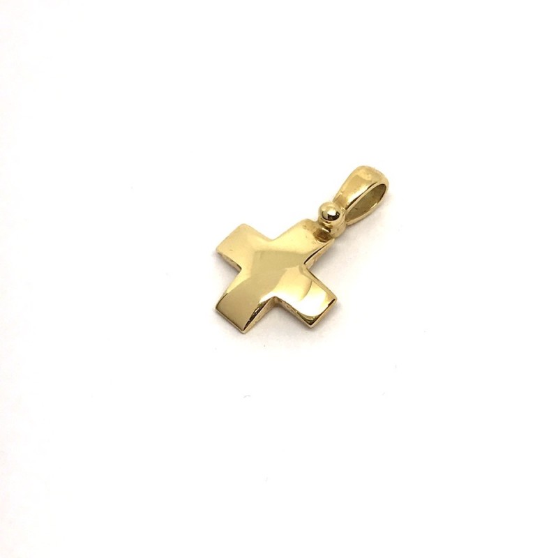 18 kt gold cross