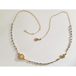 COLLANA ROSARIO ORO 18 KT