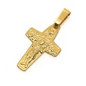 18 kt gold Pope Francis cross