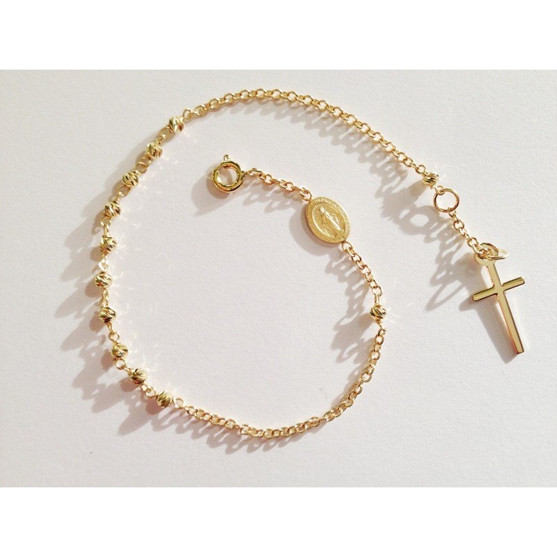 BRACCIALE ROSARIO ORO 18 KT