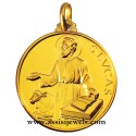 18 kt gold Saint Lucas medal