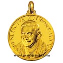 Medaglia di Papa Benedetto XVI oro 18 kt