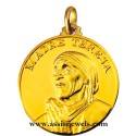 Medaglia di Madre Teresa di Calcutta oro 18 kt