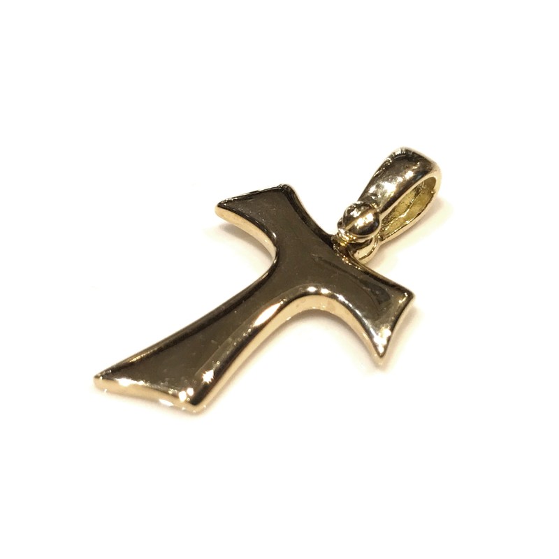 18 KT GOLD TAU CROSS