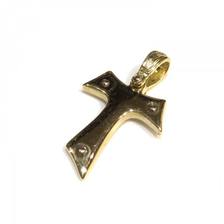 18 KT GOLD TAU CROSS