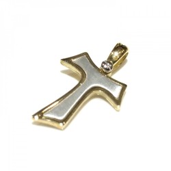 18 KT GOLD TAU CROSS