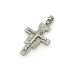 18 kt gold Saint Damian cross