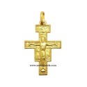 Croce di San Damiano oro 18 kt
