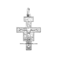 Croce di San Damiano argento 925