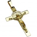 18 kt gold Saint Benedict cross