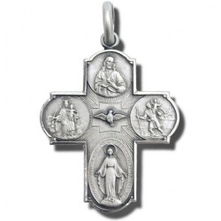 Croce scapolare argento 925